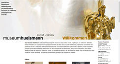 Desktop Screenshot of museumhuelsmann.de