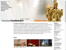 Tablet Screenshot of museumhuelsmann.de